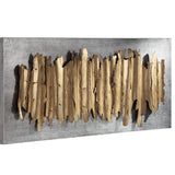 Wall Art Lev Gold Metal Wall Decor