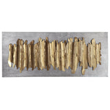 Wall Art Lev Gold Metal Wall Decor
