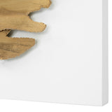 Wall Art Lev White Metal Wall Decor