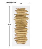 Wall Art Lev White Metal Wall Decor