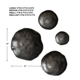 Wall Art Lucky Coins Nickel Wall Decor // Set of 4