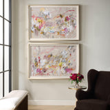 Wall Art Metropolitan Rush Abstract Prints // Set of 2