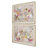 Wall Art Metropolitan Rush Abstract Prints // Set of 2
