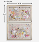 Wall Art Metropolitan Rush Abstract Prints // Set of 2
