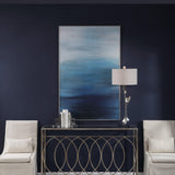 Wall Art Moonlit Sea Hand Painted Canvas