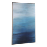 Wall Art Moonlit Sea Hand Painted Canvas