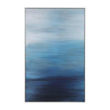 Wall Art Moonlit Sea Hand Painted Canvas