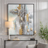 Wall Art Mountain Mist Hand Painted Canvas