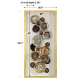 Wall Art Myla Antique Plate Shadow Box