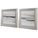 Wall Art Neutral Landscape Framed Prints, Set/2