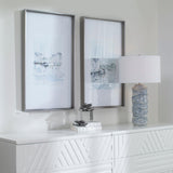 Wall Art New England Port Framed Prints, S/2