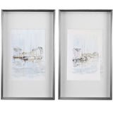 Wall Art New England Port Framed Prints, S/2
