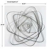 Wall Art Nucleus Metal Modern Wall Decor