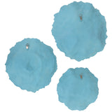 Wall Art Ocean Gems Blue Wall Decor // Set of 3