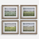 Wall Art Quiet Meadows Framed Prints // Set of 4