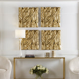 Wall Art Rio Gold Wood Wall Decor
