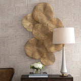 Wall Art Ripley Gold Metal Wall Art
