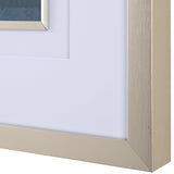 Wall Art Rising Blue Abstract Framed Prints, Set/2