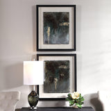 Wall Art Rustic Patina Framed Prints, Set/2