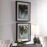 Wall Art Rustic Patina Framed Prints, Set/2