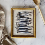 Wall Art Sardines Art Print // 8" x 10" 8" x 10"