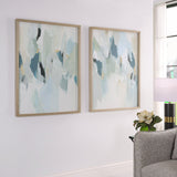 Wall Art Seabreeze Abstract Framed Canvas Prints Set/2