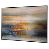 Wall Art Seafaring Dusk Hand Painted Abstract Art