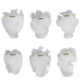 Wall Art Self-Portrait White Mask Wall Decor // Set of 6