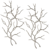 Wall Art Silver Branches Wall Art S/2