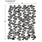 Wall Art Skipping Stones Forged Iron Wall Art