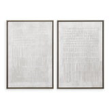 Wall Art Social Theory Framed Canvases // Set of 2