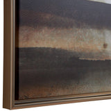 Wall Art Splash Of Land Framed Canvas