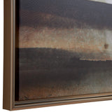 Wall Art Splash Of Land Framed Canvas