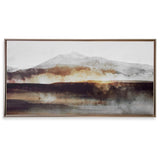 Wall Art Splash Of Land Framed Canvas