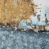 Wall Art Stacked Against Hand Painted Canvas