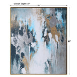 Wall Art Stormy Seas Hand Painted Canvas