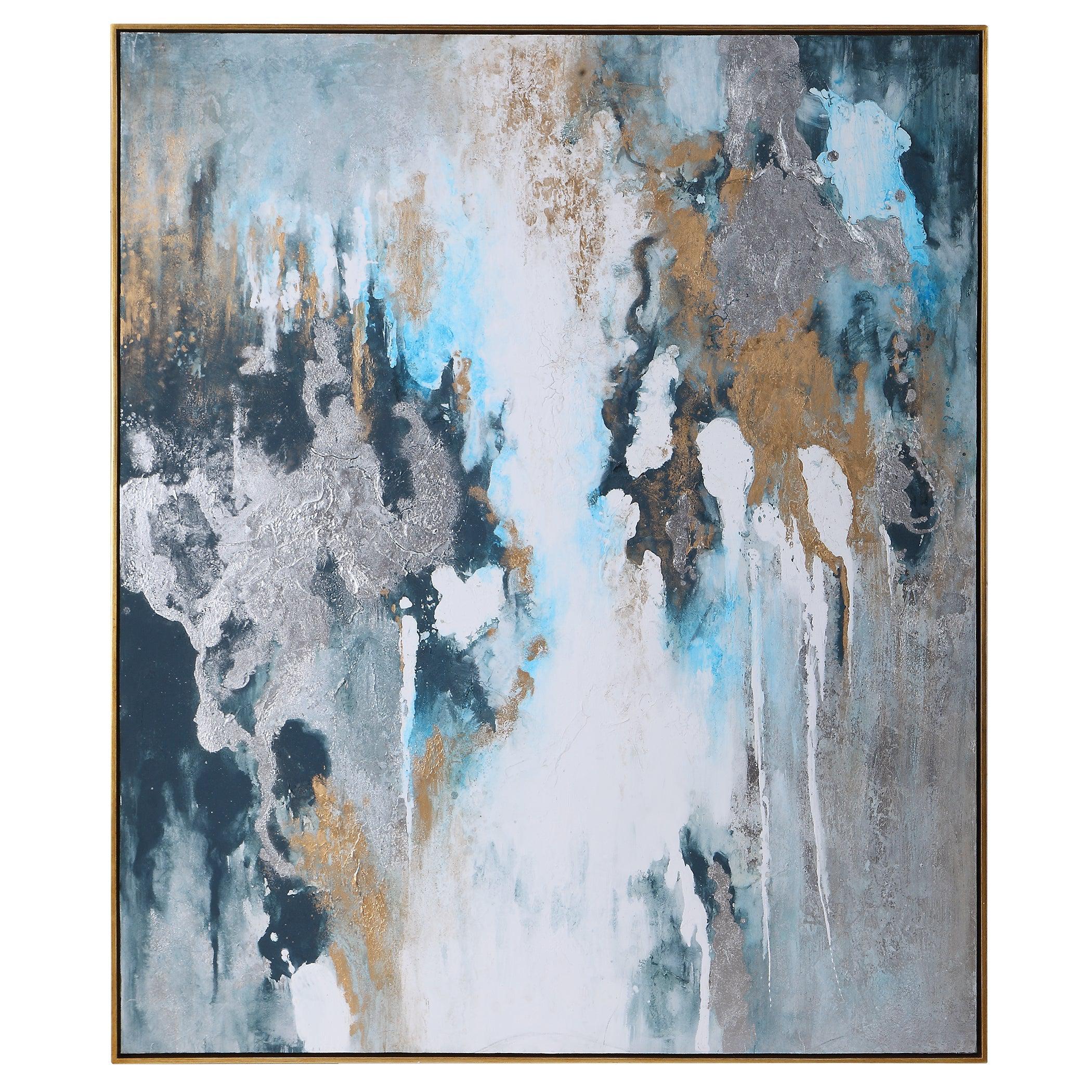Wall Art - Stormy Seas Hand Painted Canvas