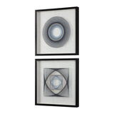 Wall Art String Duet Geometric Art S/2