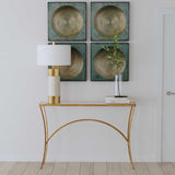 Wall Art Sybil Antique Gold Squares S/2