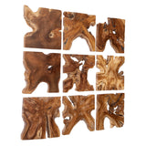 Wall Art Talia Wood Wall Decor // Set of 9
