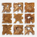 Wall Art Talia Wood Wall Decor // Set of 9