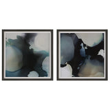 Wall Art Telescopic Abstract Framed Prints, Set/2