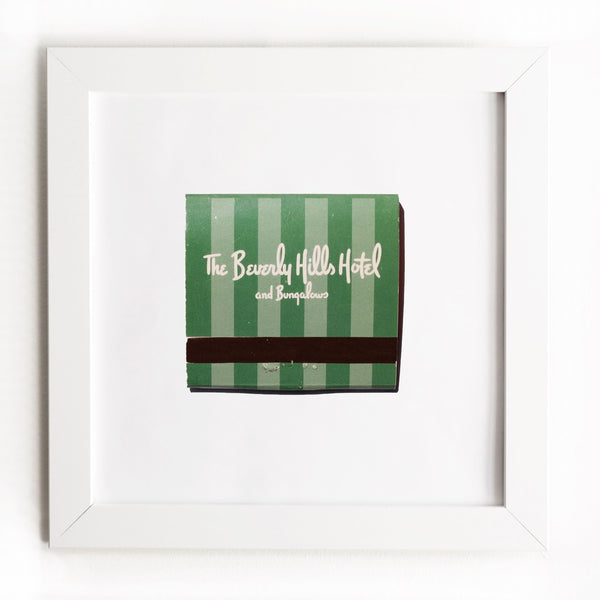 Wall Art The Beverly Hills Hotel Match Print // White Frame White Frame: $135
