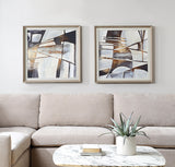 Wall Art Vetrina Framed Abstract Prints // Set of 2