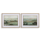 Wall Art Warm Valley Framed Prints // Set of 2