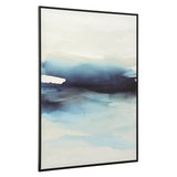 Wall Art Waves Framed Canvas Abstract Art