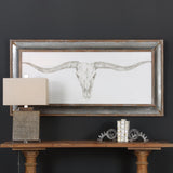 Wall Art Western Skull Mount Print