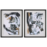 Wall Art Winterland Abstract Prints, Set/2