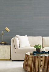 Wallpaper Abaca Weave Wallpaper // Blue