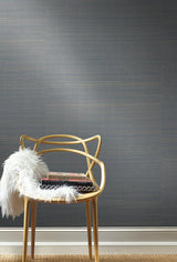 Wallpaper Abaca Weave Wallpaper // Blue